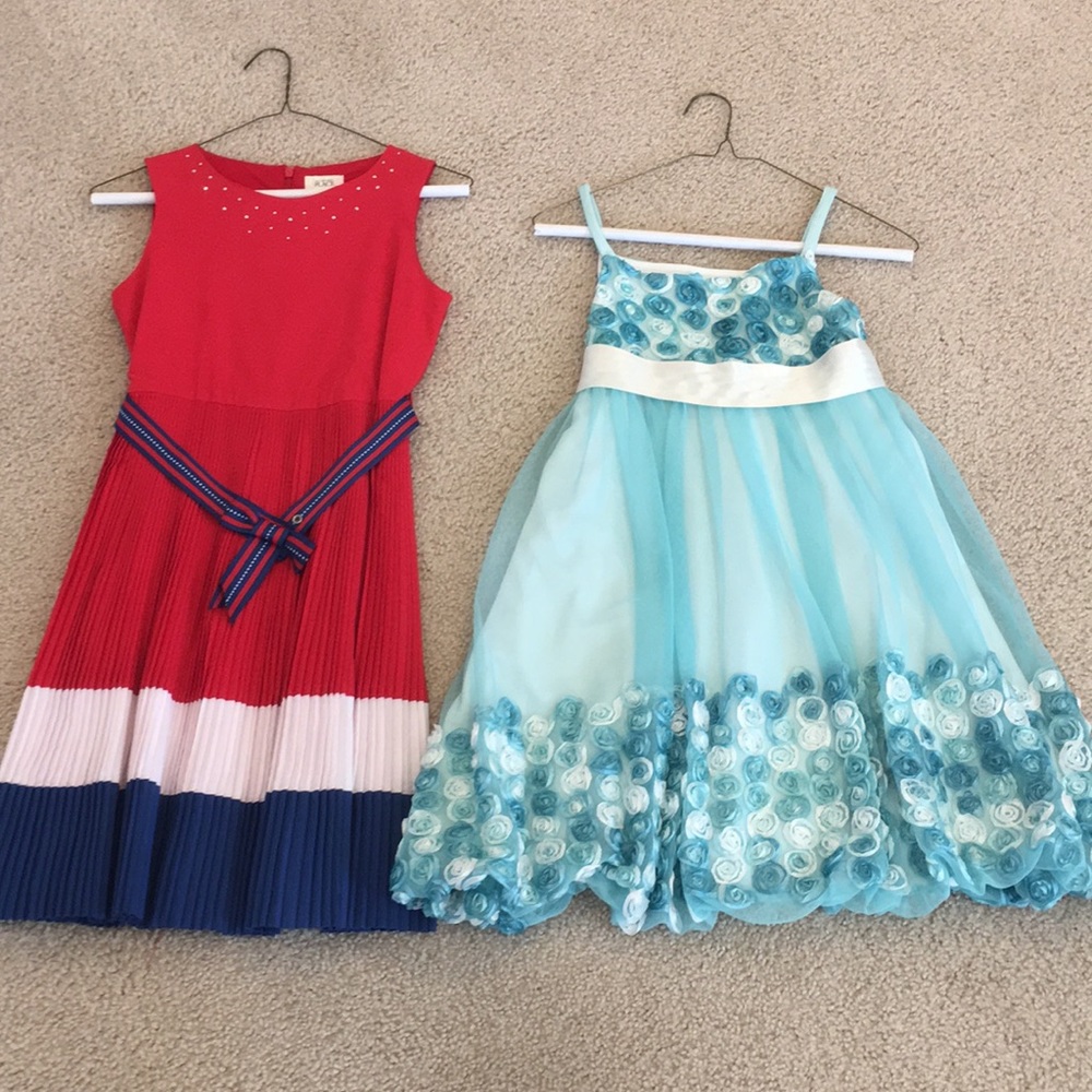 2 dresses size 14 flower girl children’s place